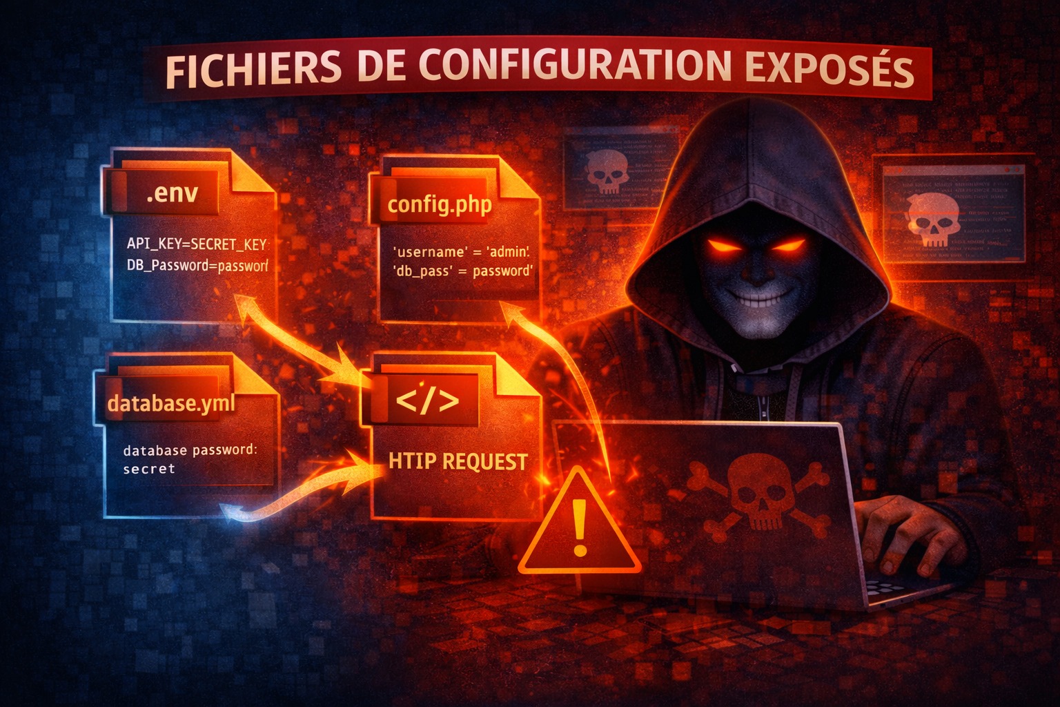 Fichiers de configuration exposés