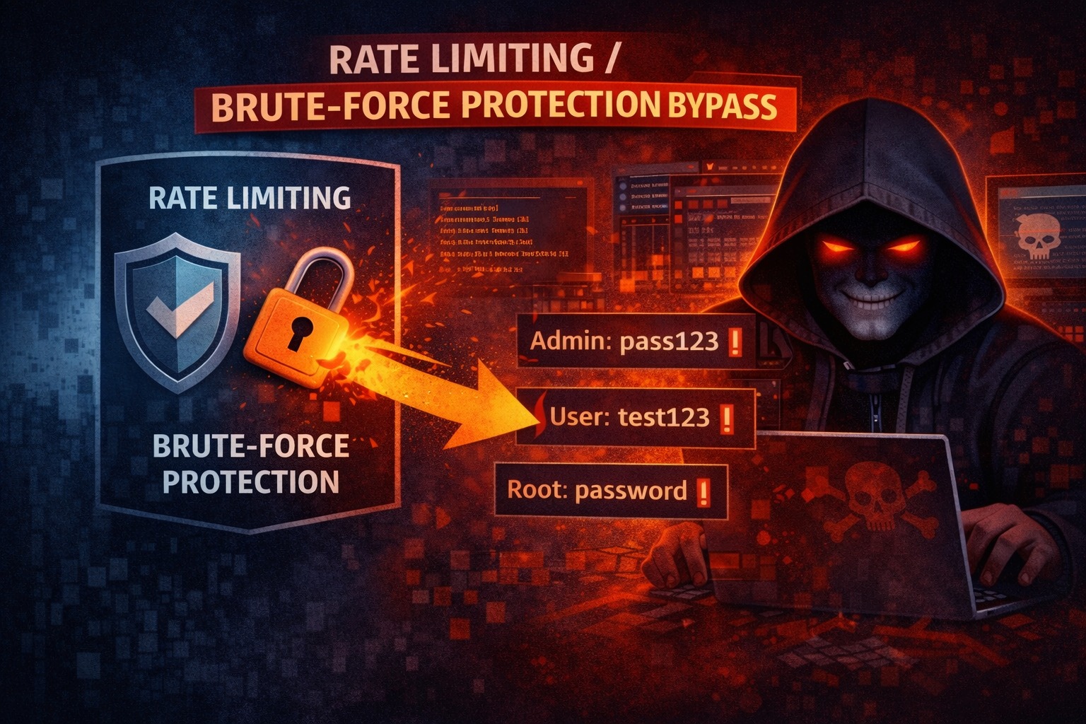 Rate Limiting / Brute-force Protection Bypass