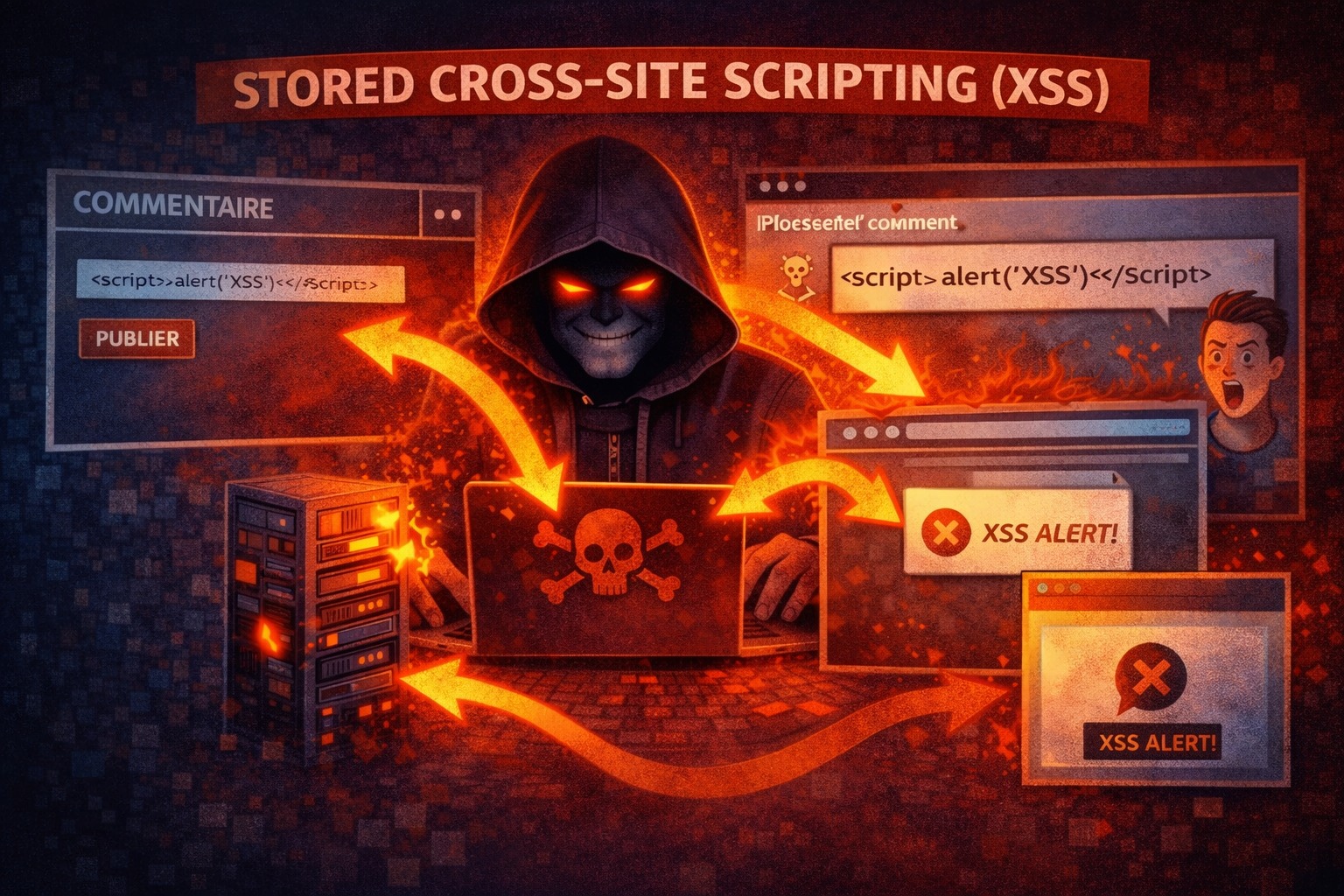 Stored Cross-Site Scripting (XSS)